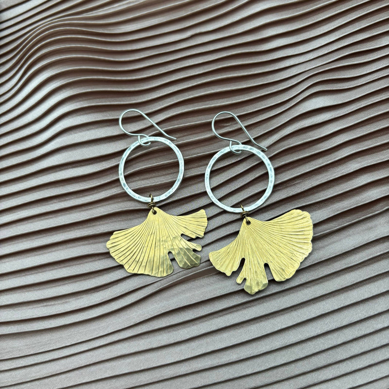 Fluff Hardware Ginkgo Earrings