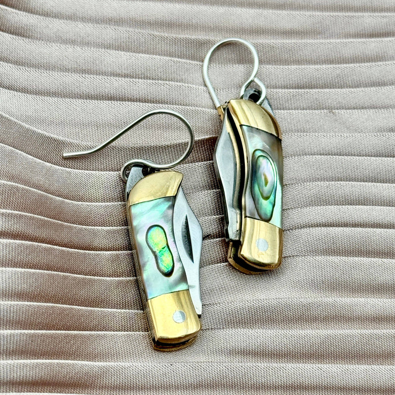 Fluff Hardware Billie Earrings (Abalone)