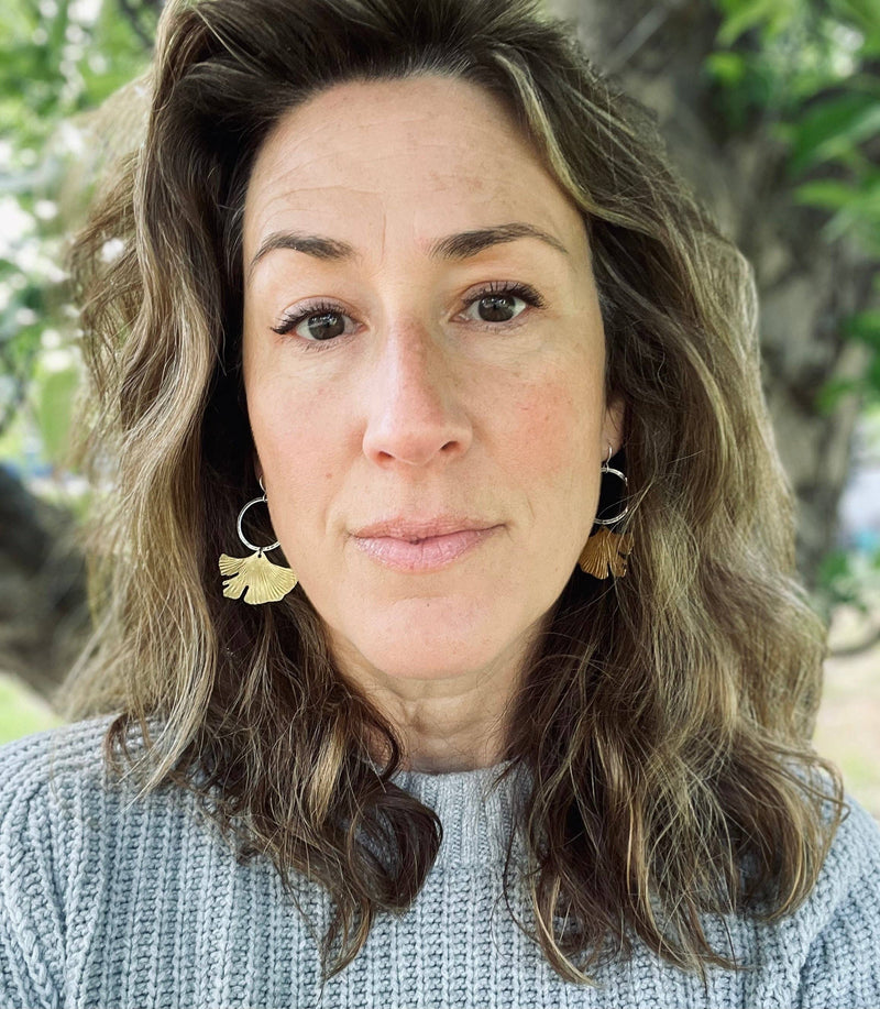 Fluff Hardware Ginkgo Earrings