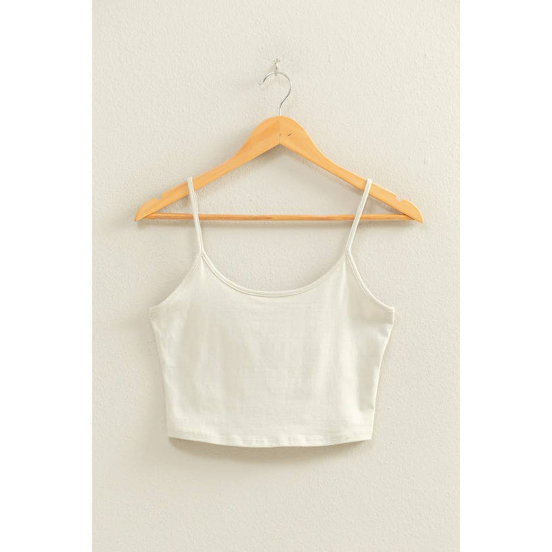 Double Zero Basic Cropped Cami Top