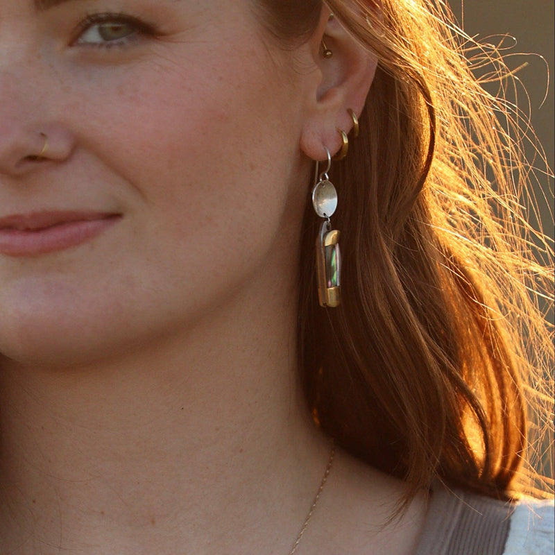 Fluff Hardware Billie Earrings (Abalone)