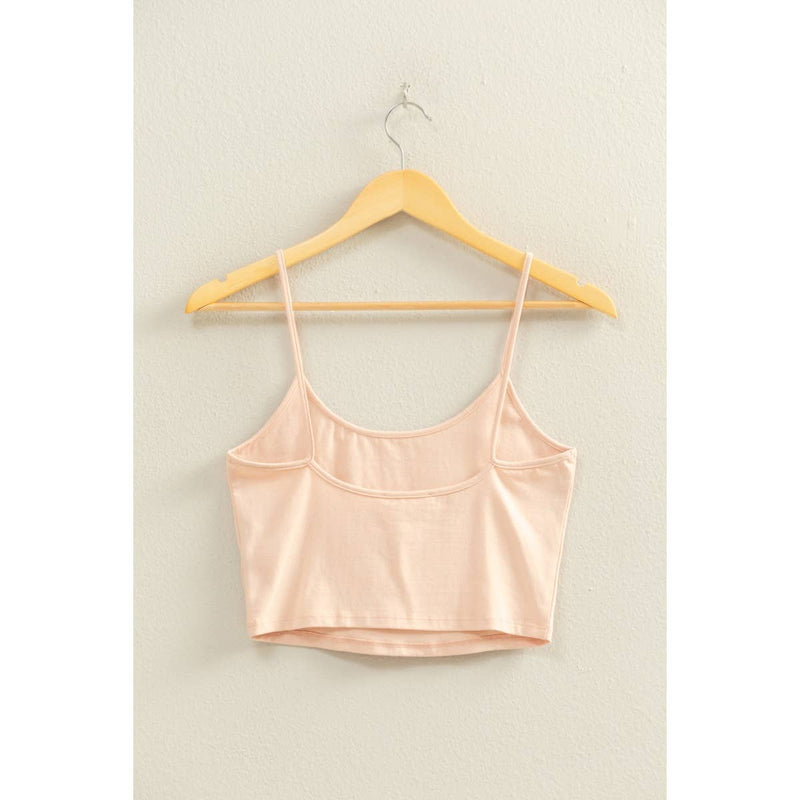 Double Zero Basic Cropped Cami Top