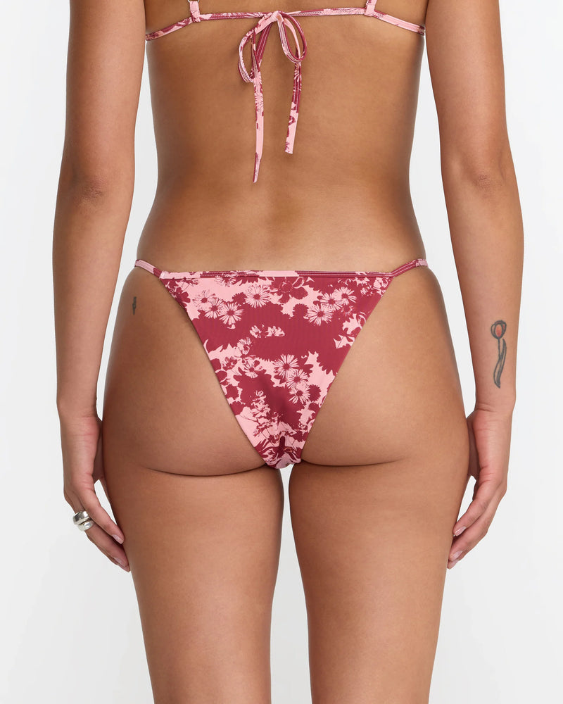 RVCA City Floral Binded Skimpy Bikini Bottom
