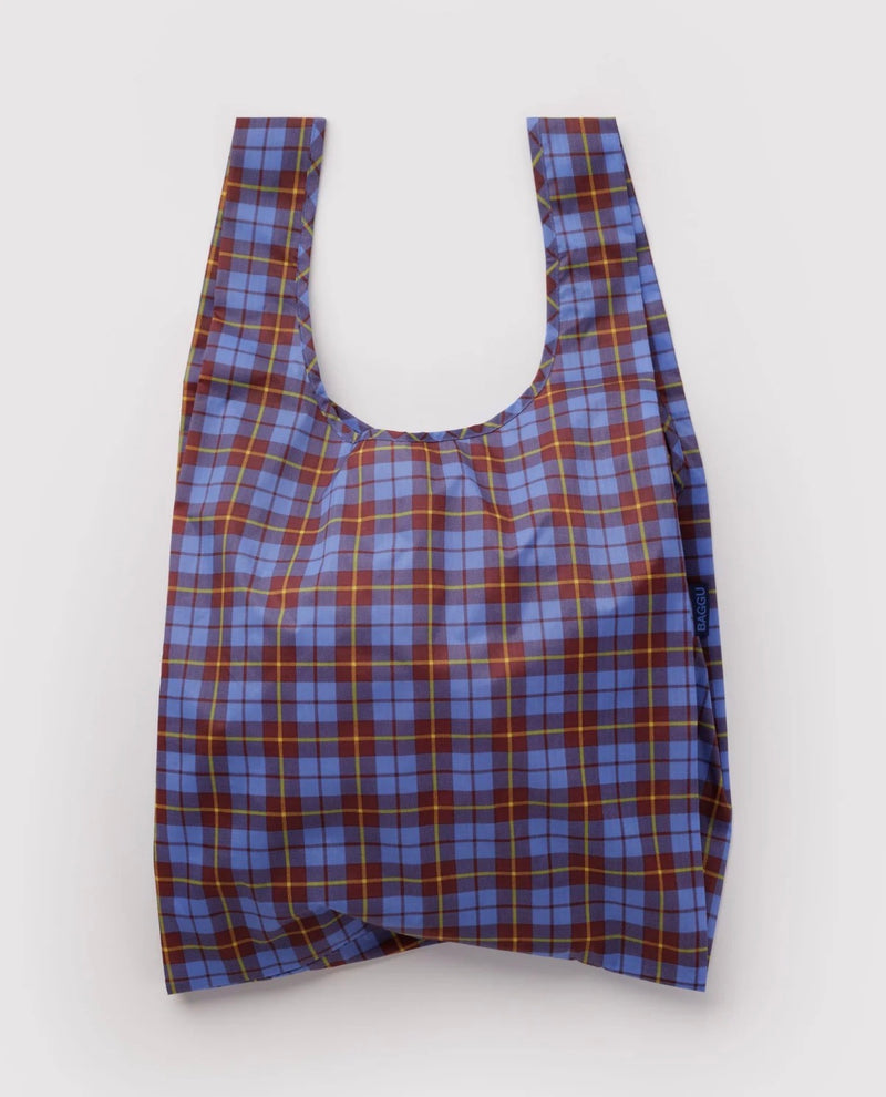 BAGGU STANDARD IN BLUE TARTAN