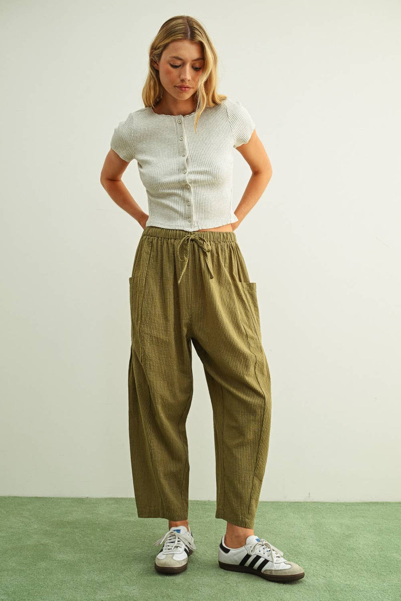 Miou Muse Button Front Short Sleeve Top