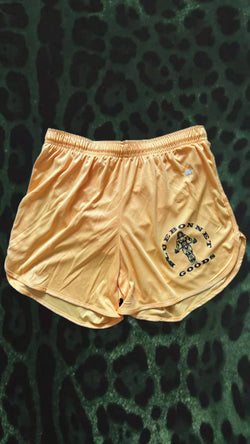 Women’s Gold Running Shorts