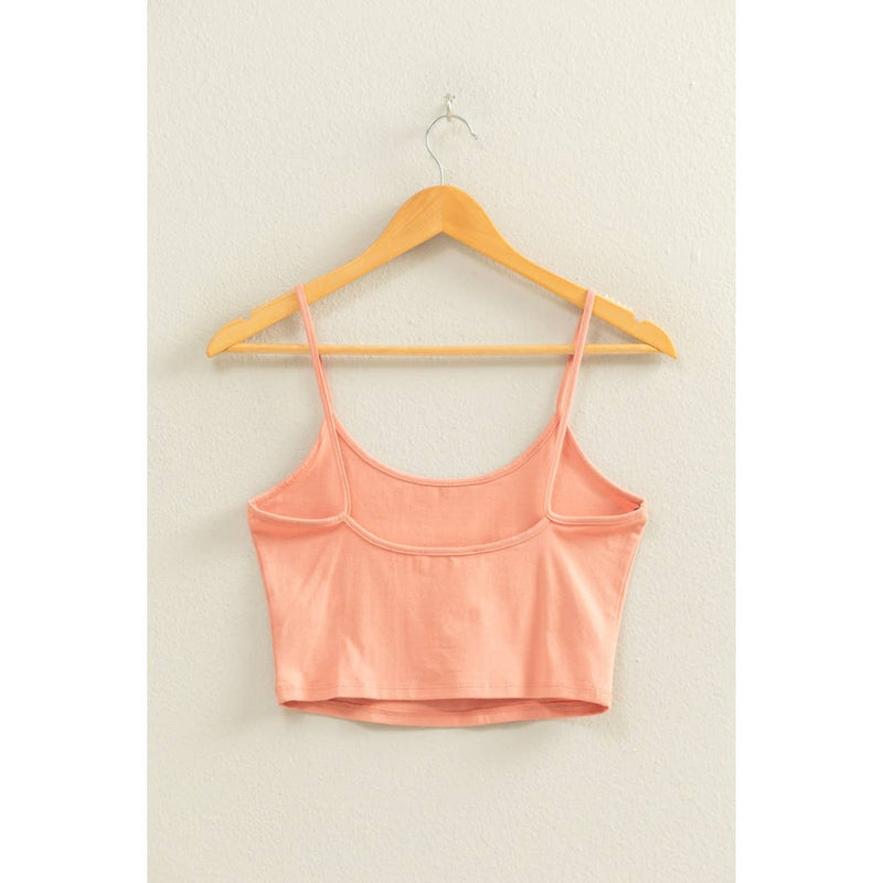 Double Zero Basic Cropped Cami Top