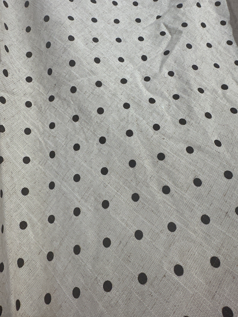Hyfve Polka Dot A-Line Linen Skirt