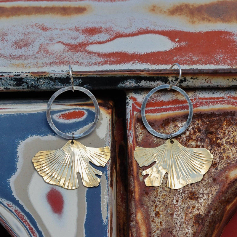 Fluff Hardware Ginkgo Earrings