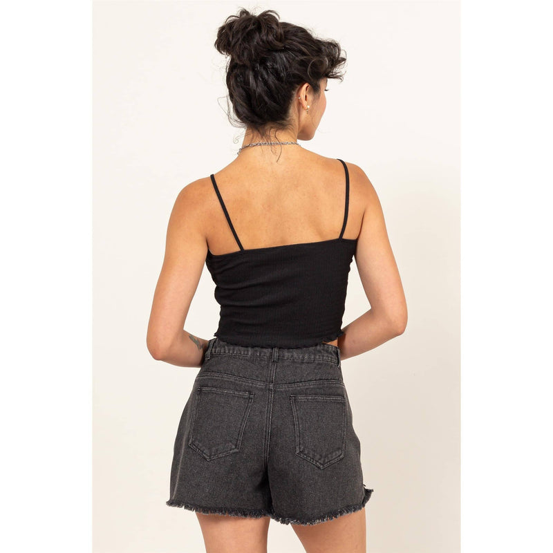 Double Zero Crop Cami Top