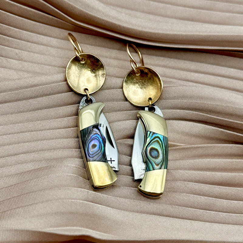 Fluff Hardware Billie Earrings (Abalone)