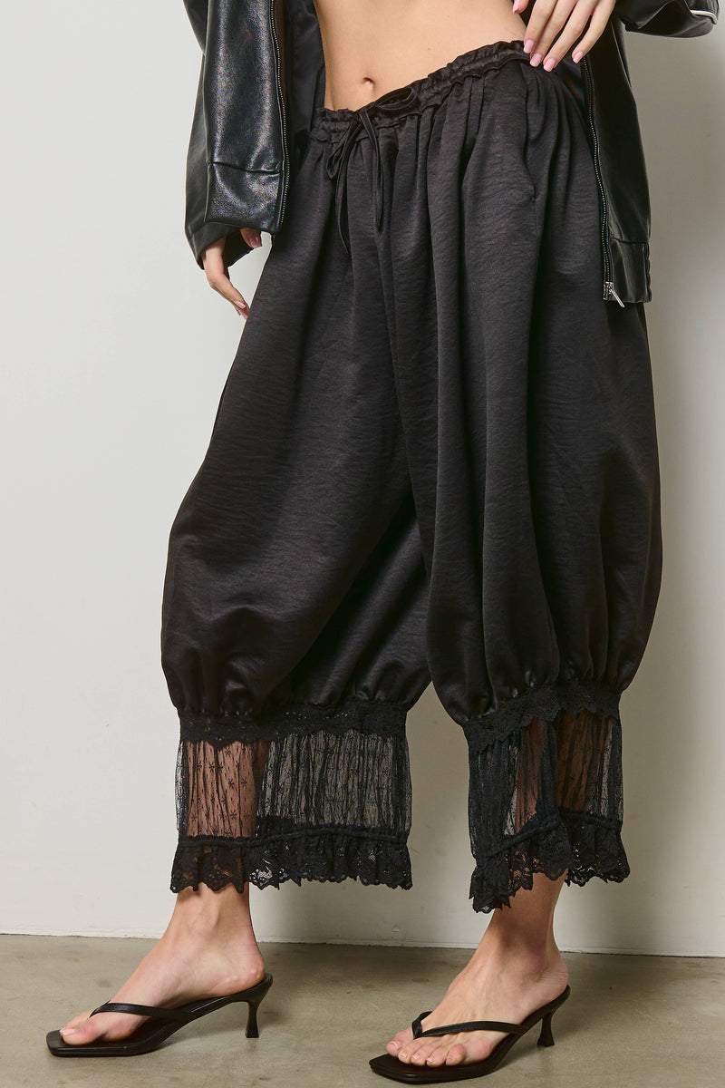 Mimosa Lace Trim Bloomer Pants