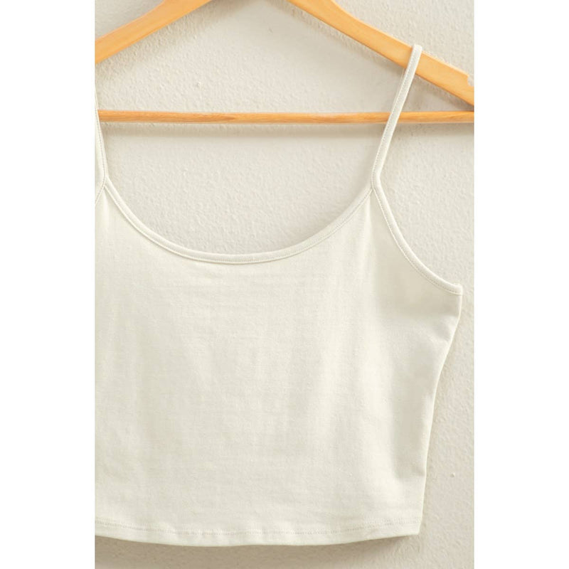 Double Zero Basic Cropped Cami Top