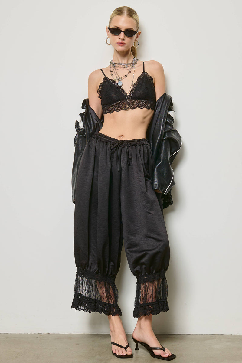 Mimosa Lace Trim Bloomer Pants