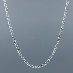 3mm Sterling Silver Figaro Chain