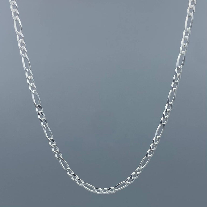 3mm Sterling Silver Figaro Chain
