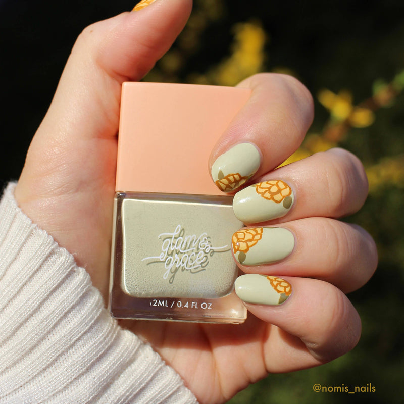 Glam & Grace Non-Toxic Nail Polish - Mint