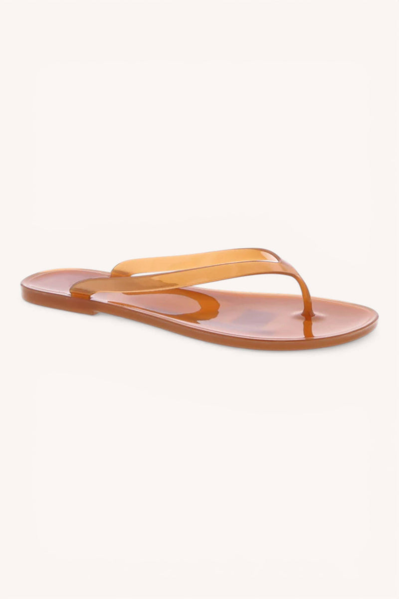 Ccocci- Kate Jelly Thong Sandals Glossy Waterproof Flip Flop