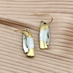 Fluff Hardware Billie Earrings (Mother of Pearl)