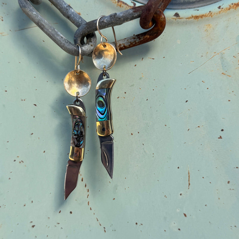 Fluff Hardware Billie Earrings (Abalone)