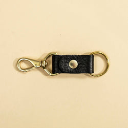 Primecut Keychain - Black Leather