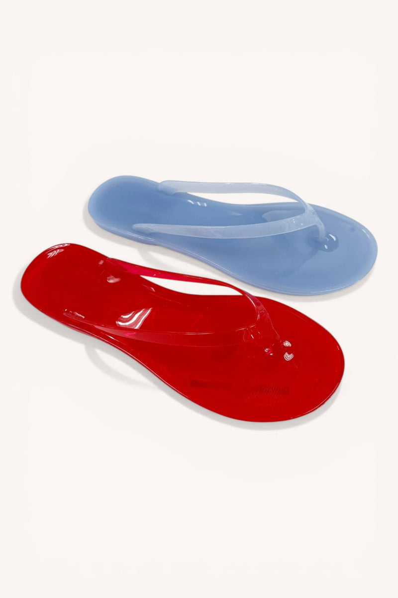 Ccocci- Kate Jelly Thong Sandals Glossy Waterproof Flip Flop