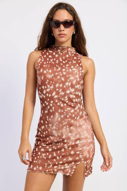 MINI SLEEVELESS MESH DRESS