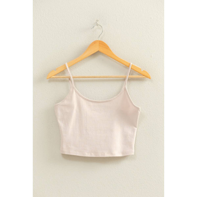 Double Zero Basic Cropped Cami Top