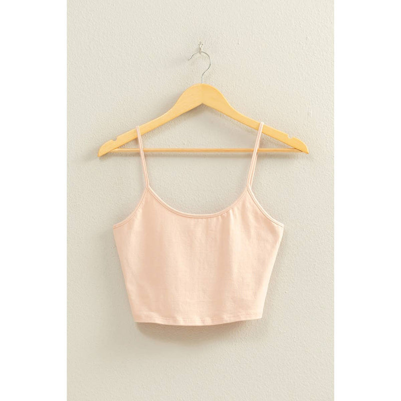 Double Zero Basic Cropped Cami Top