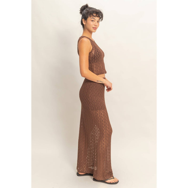 HYFVE Round Neck Lace Top