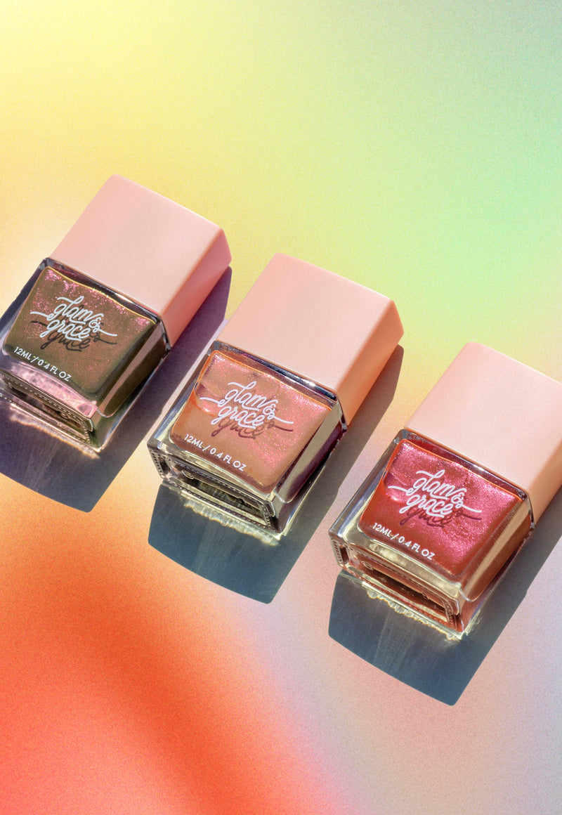Glam & Grace Non-Toxic Nail Polish - Lush Greens