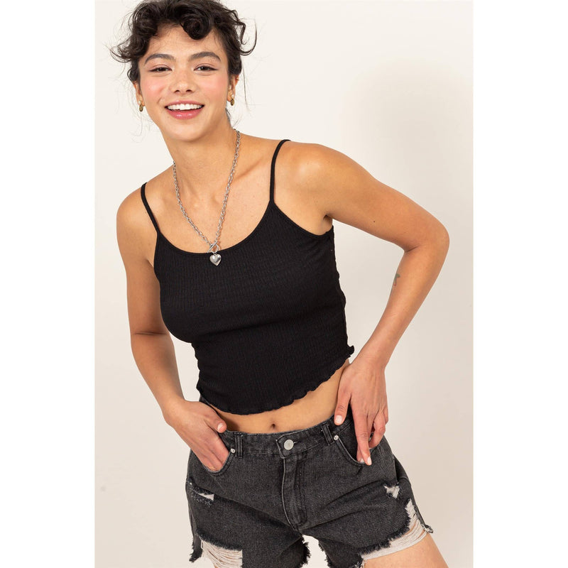 Double Zero Crop Cami Top