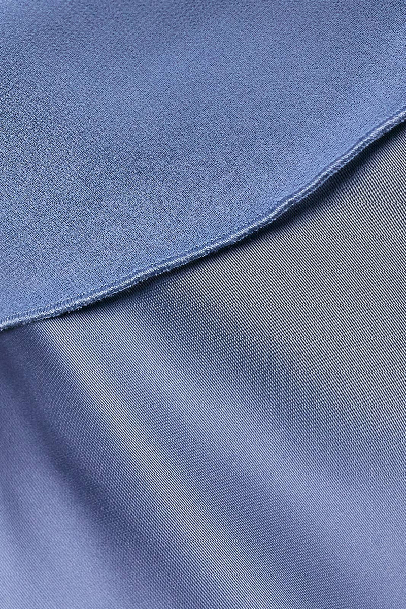 Le Lis STRAPLESS CONTRAST SCARF DETAIL BIAS MIDI DRESS
