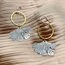 Fluff Hardware Ginkgo Earrings