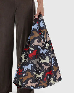 Baggu Standard Bag Horse Cut Outs Print