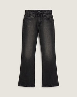 Vans Check 5 Mid Rise Boot Pants in Washed Black