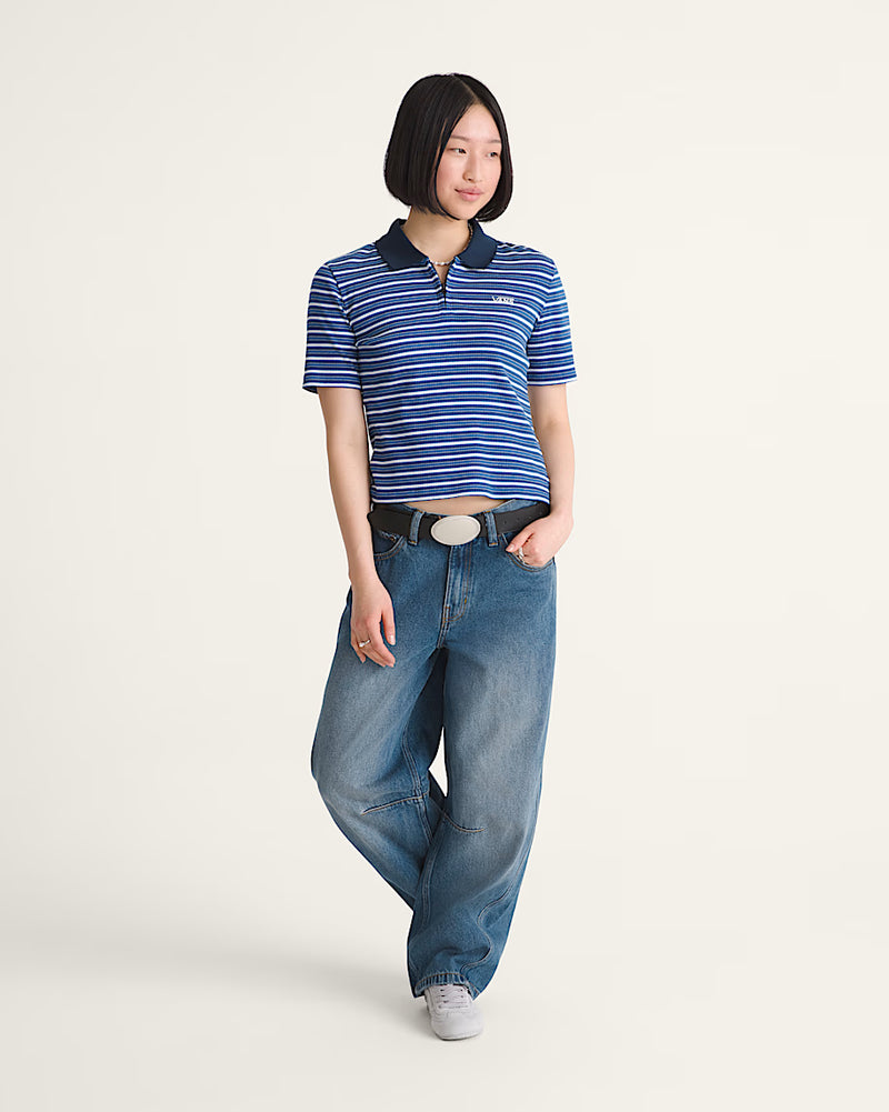 Vans Check 5 Barrel Jeans in Vintage Indigo