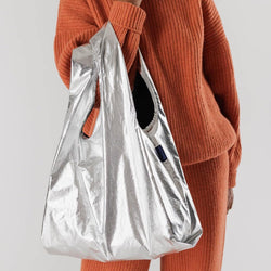 Baggu Standard Bag Silver Metallic