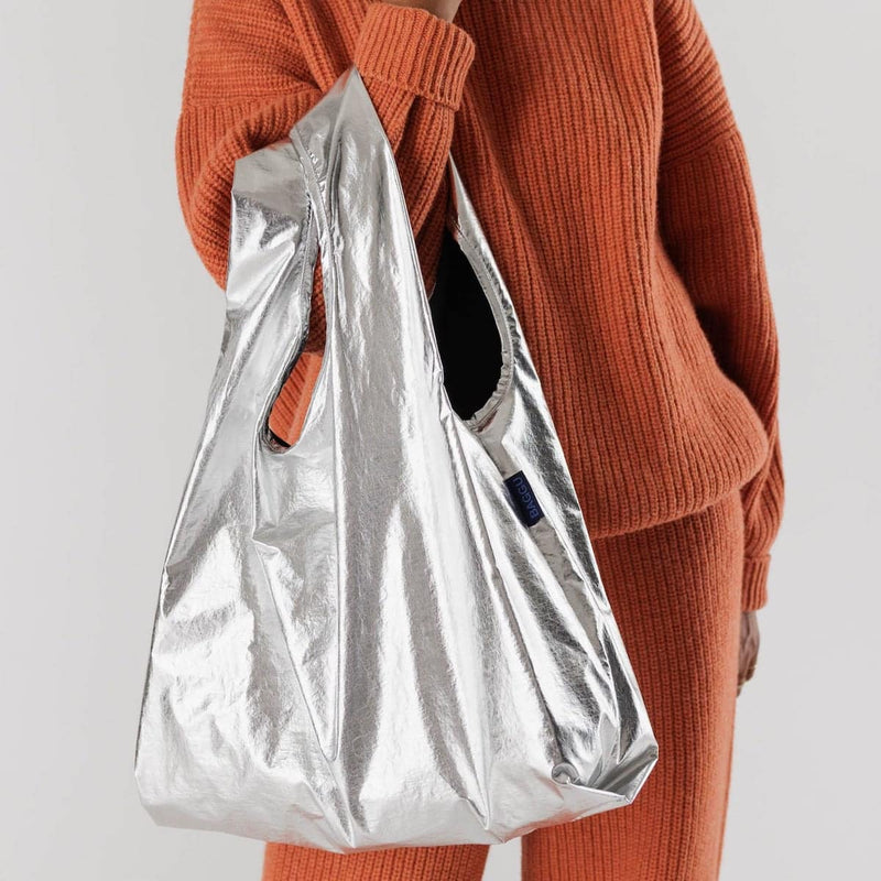 Baggu Standard Bag Silver Metallic