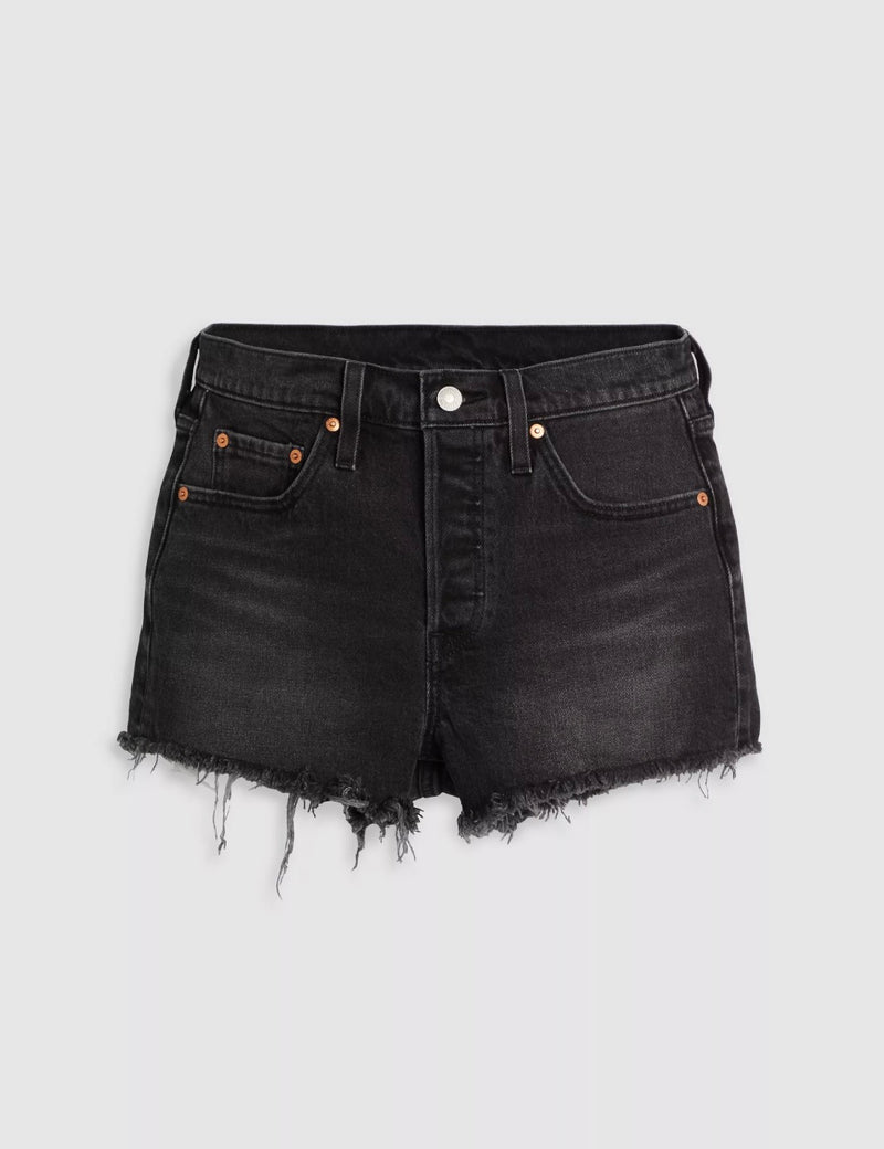 Levi's 501 Original Fit High Rise Women's Shorts- Step On It- Black