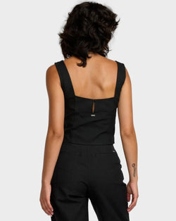 RVCA Bonnie Button Down Top