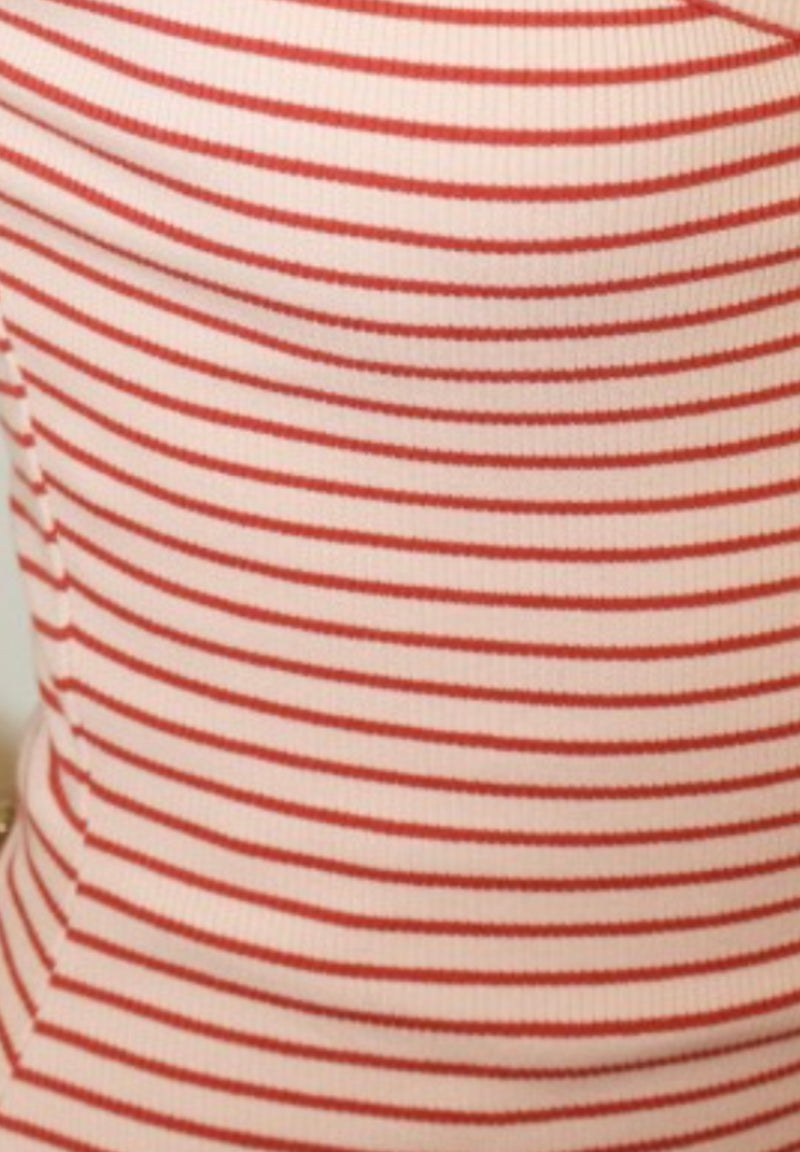 Bailey Rose Stripe Button Tank
