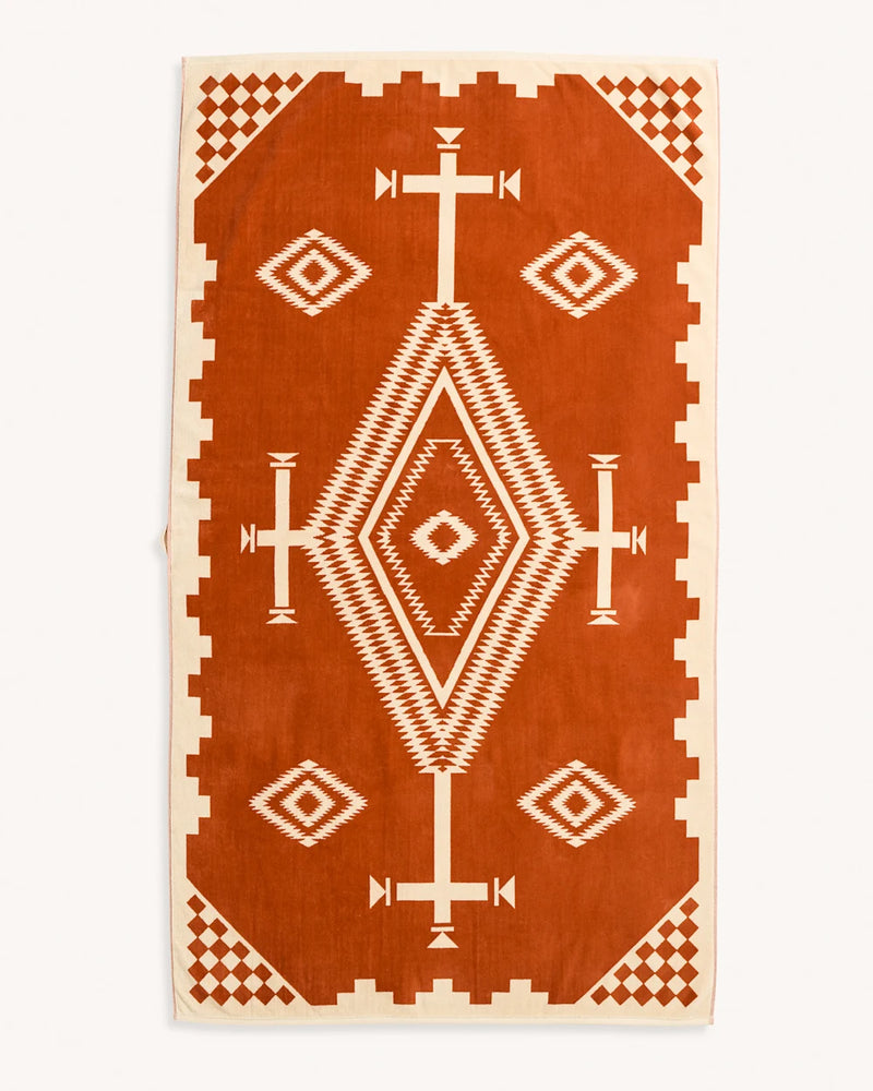 Pendleton Spa Towel Los Ojos Coral