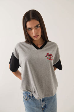 Brixton Winners Circle Boxy Football T