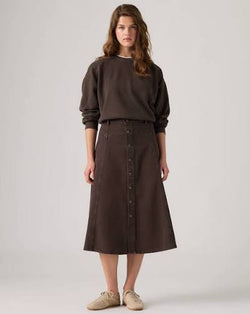 Levis Yoked Western Skirt Washed Java Skirt