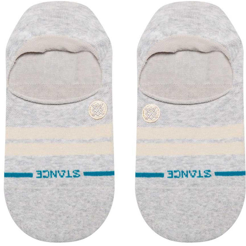 Stance No Show Height Heather Gray Striped Sock Women’s