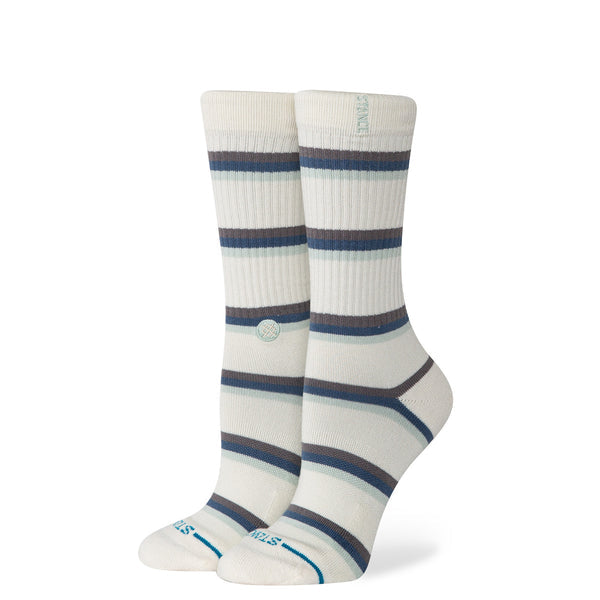 Stance Crew Height Butter Blend Strata Striped Sock Women’s