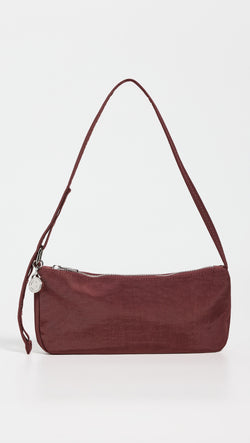 Baggu Nylon Pochette Purse Mahogany