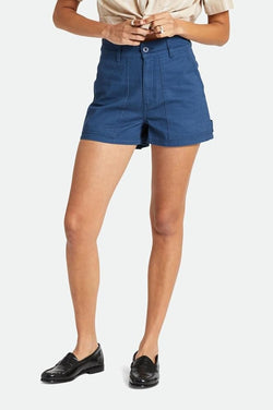 Brixton Alameda Short in Deep Sea Blue Women’s