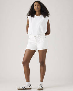 Levi's 501 Mid-Thigh Shorts- White